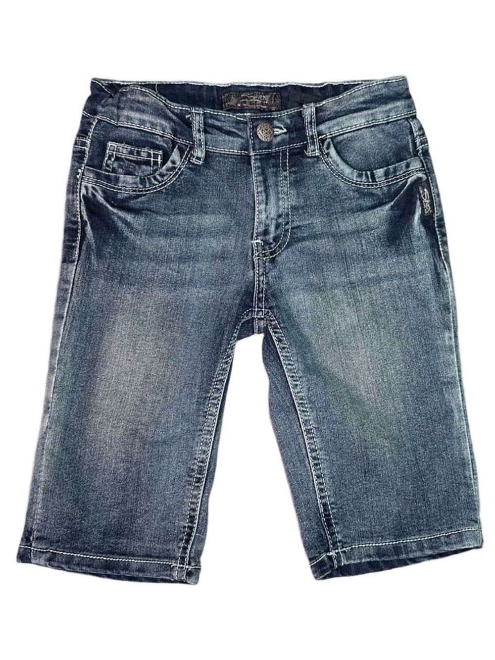 Silver Jeans Tina Jorts Denim Shorts 9.5” Girls Size 6X